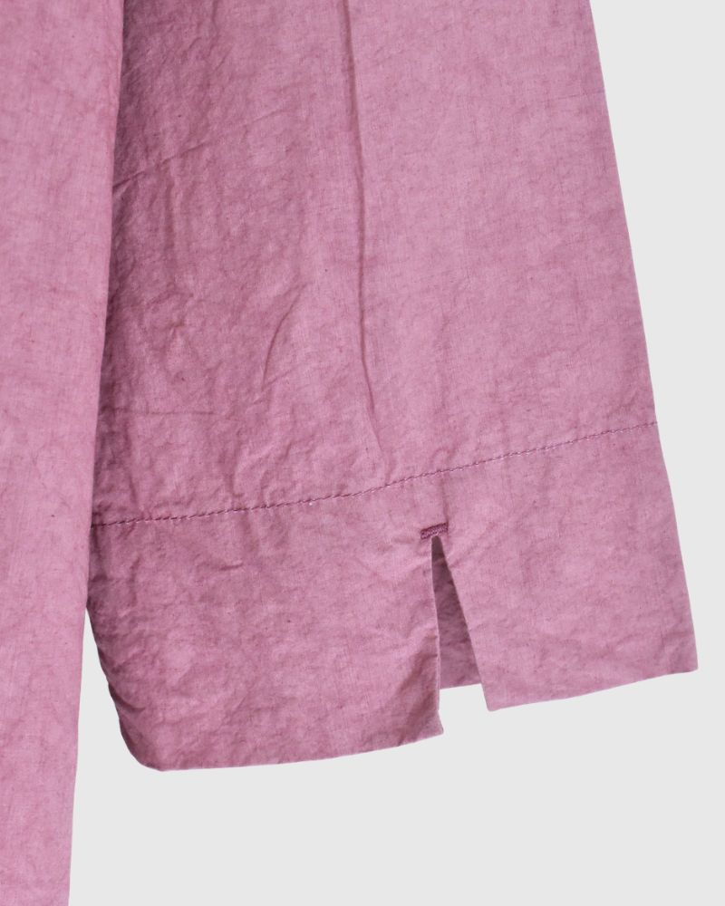 Tucked Blouse in Plum