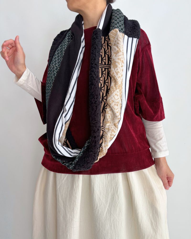 Long Patchwork Snood
