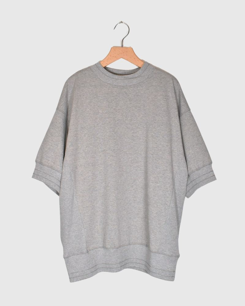 BACK BALLOON TEE 'SEKER' in MokuGray