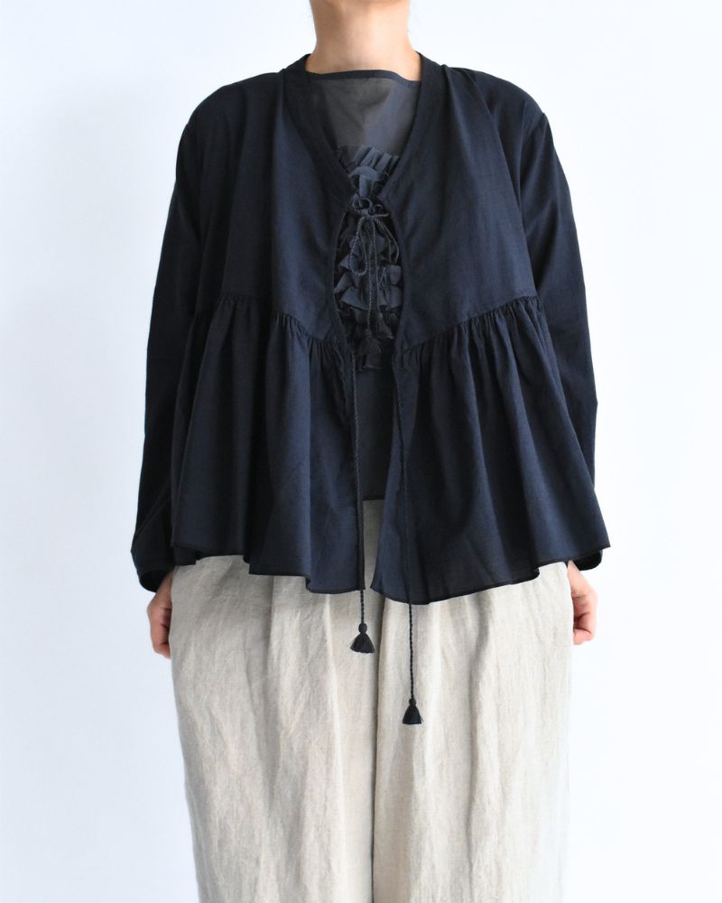 Handwoven Cotton Hakeme Cache-coeur in DarkNavy