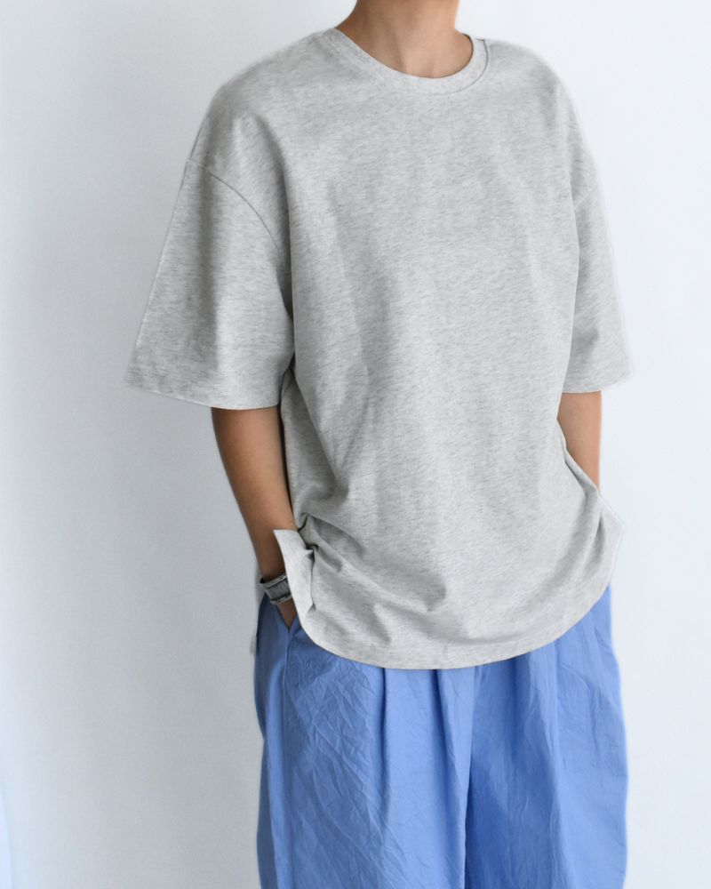 2-Way Graphic Print T-shirt in AshGray