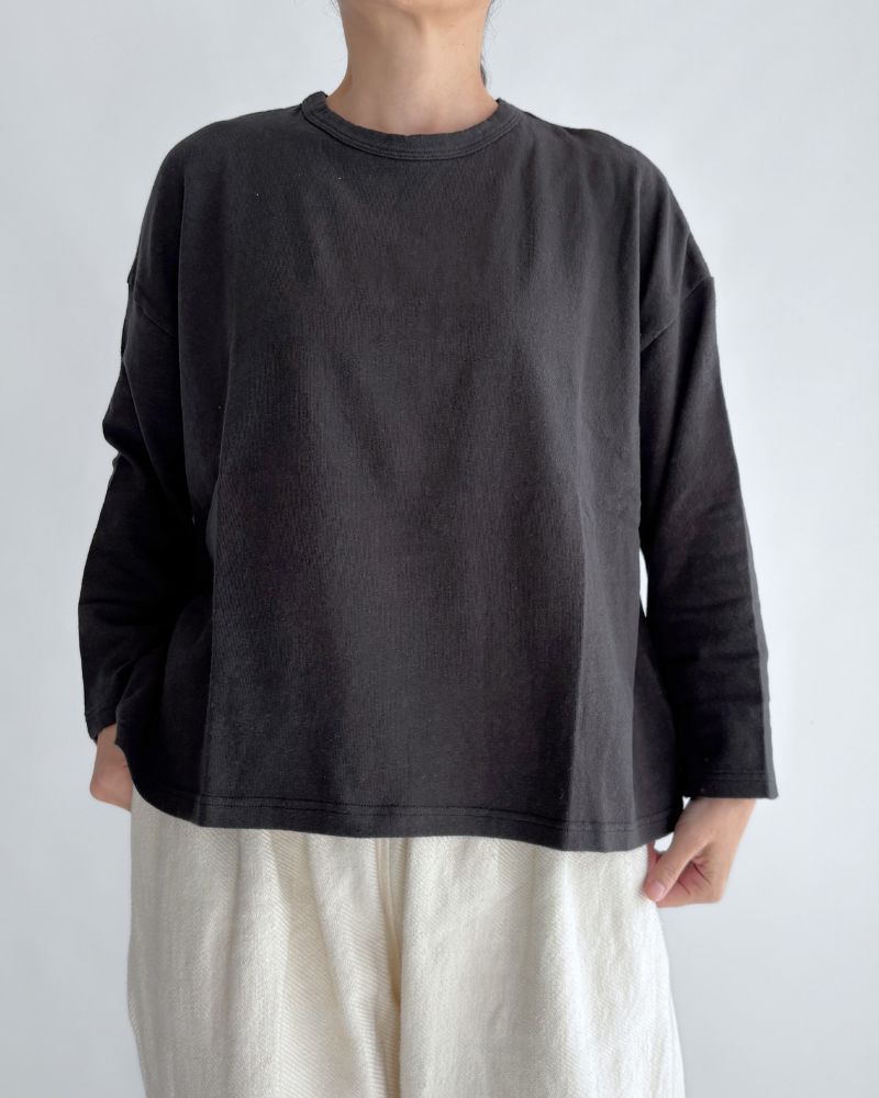 jersey pullover in Black