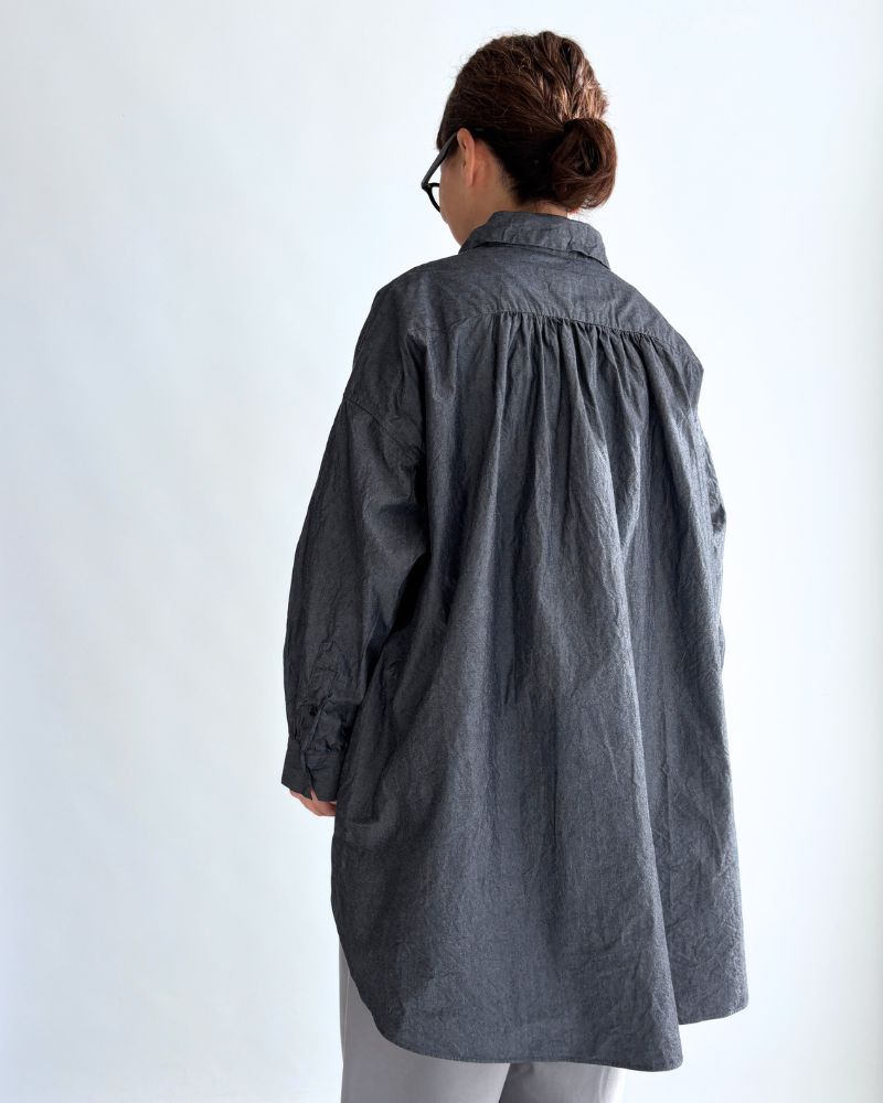 Timeless Long Shirt in Indigo