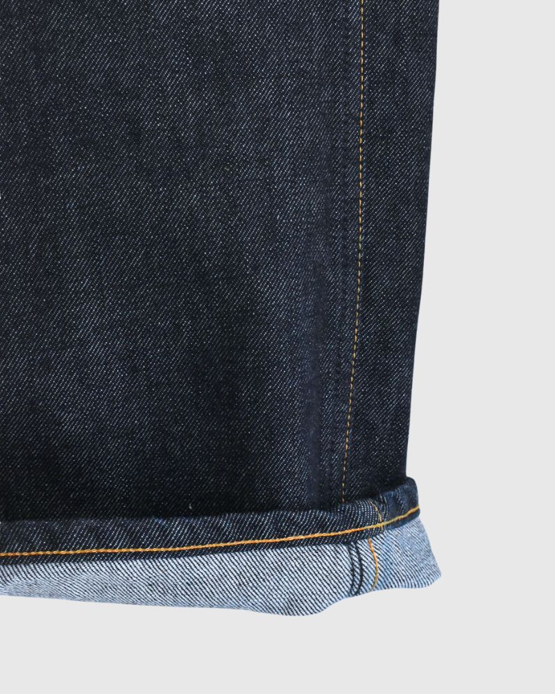 13oz Uneven Yarn Buggy Denim Pants in OneWash