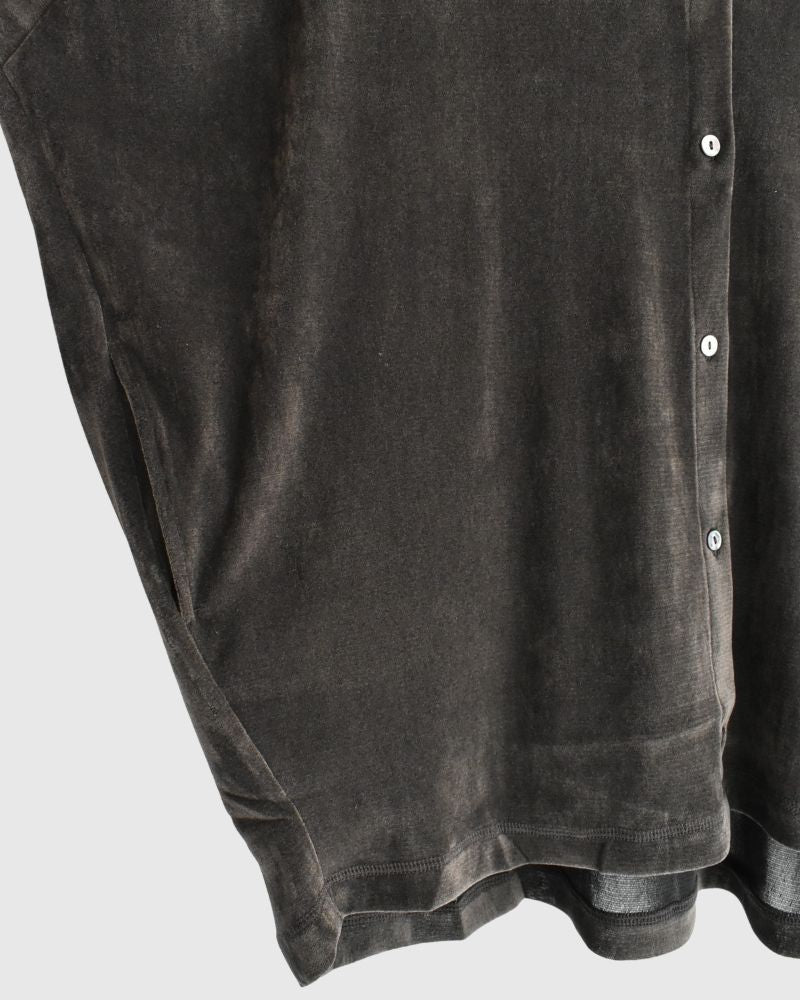 TULLE FLOCKY Cardigan in DarkBrown