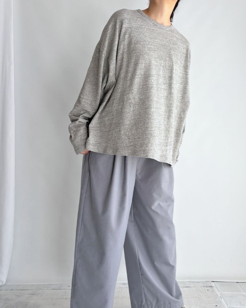 Jersey loose pullover in Gray