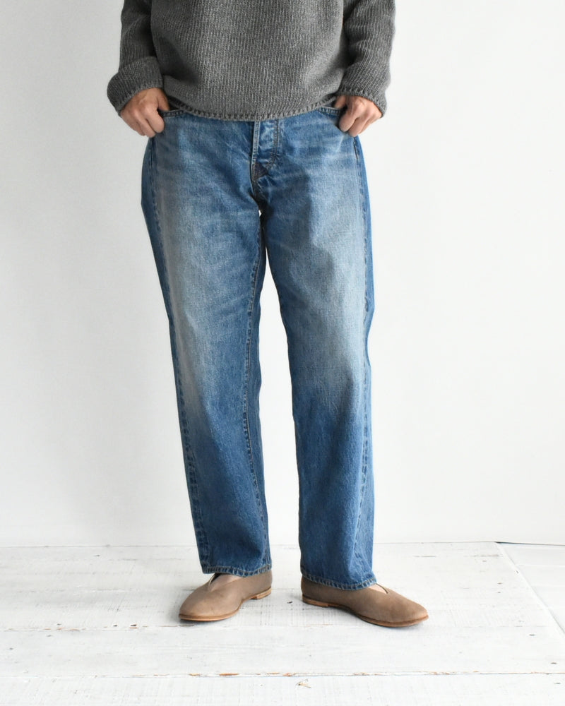 Selvedge Denim 5-Pocket Pants in VintageBlue