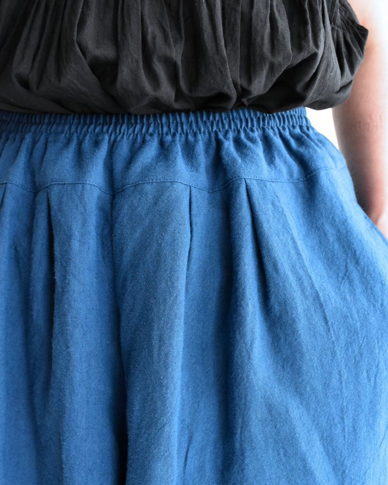 Egg Pants (LINEN/RAMIE) in Blue