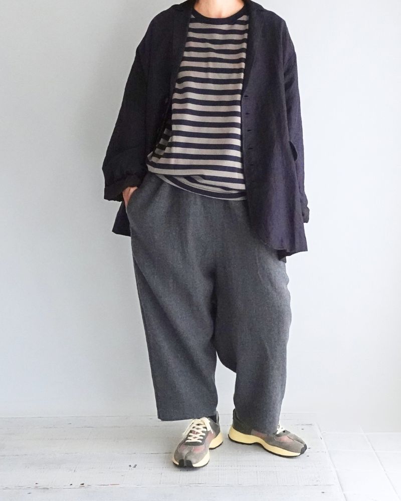 Wool Pants in Gray