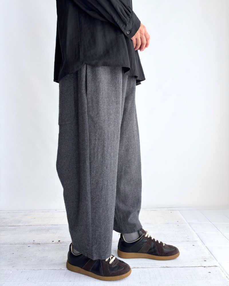 Wool Pants in Gray