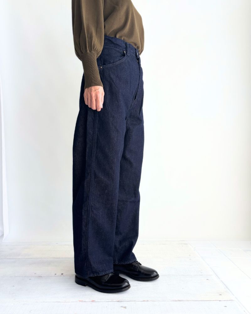 Loose Painter Denim Pants in OneWash
