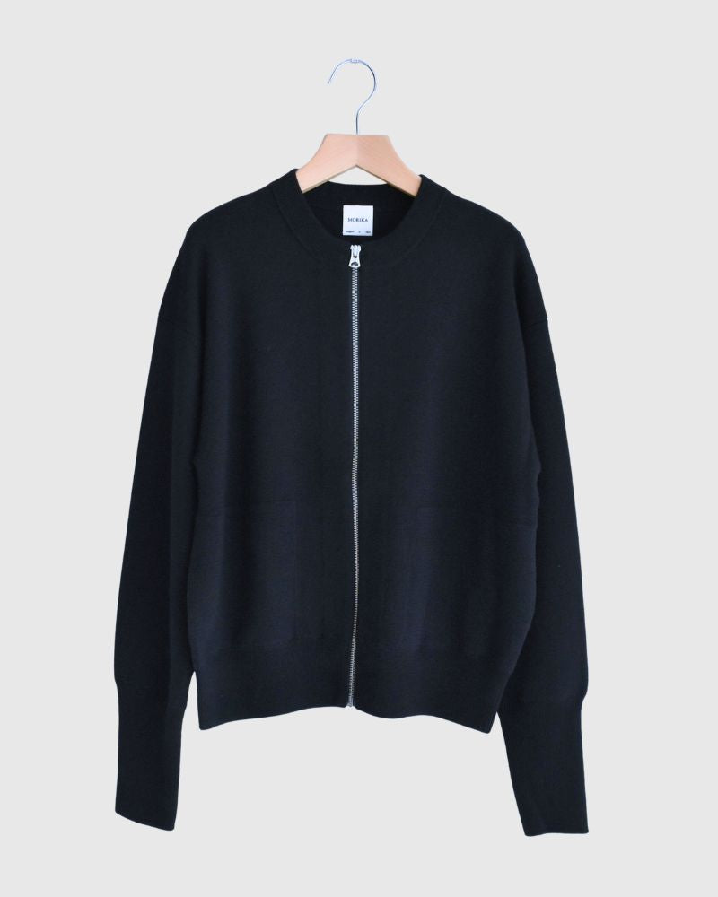Merino Zip Liner Jacket in Navy