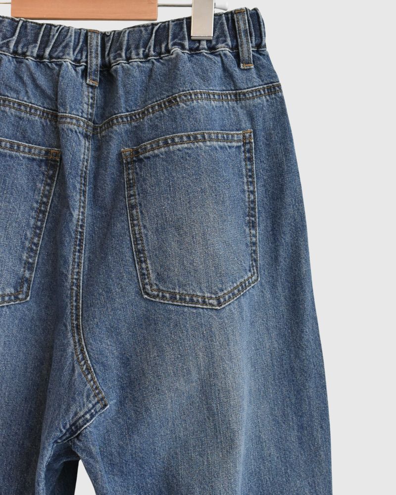 Sarrouel Design Denim Pants 'JENA' in Indigo