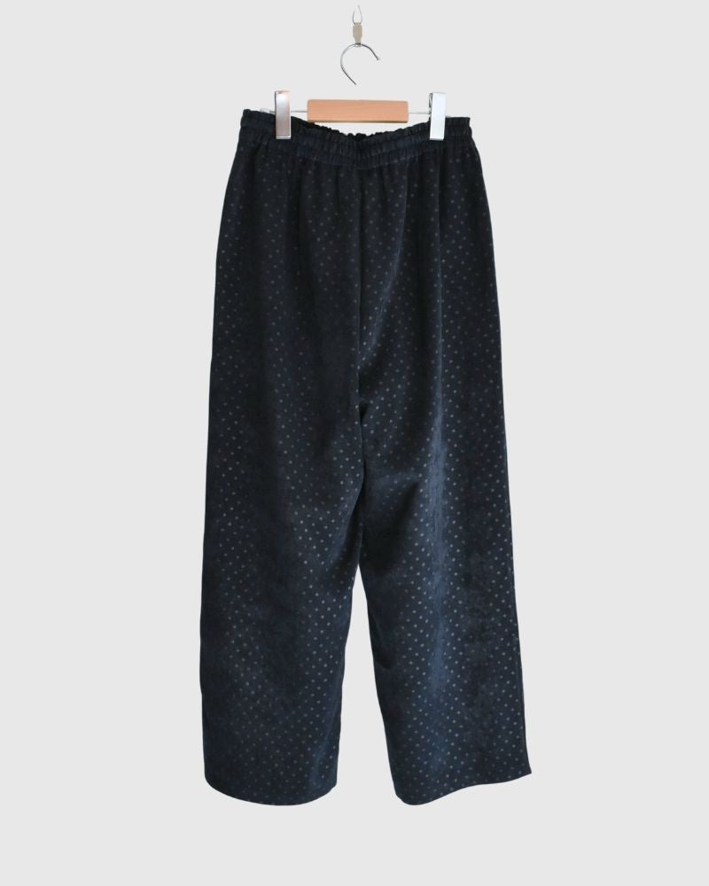 Embossed dot pants 'SONK' in Navy