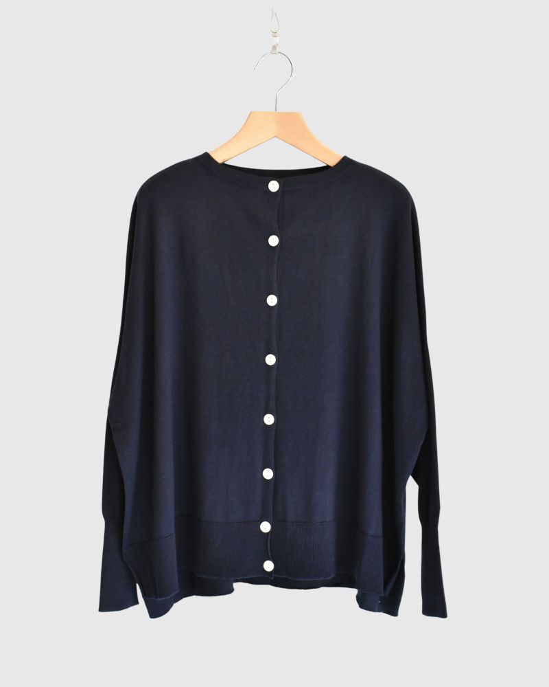5COLOR 2WAY Cardigan in InkNavy