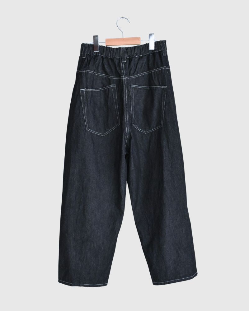 Cocoon Tapered Pants (DENIM) in Indigo