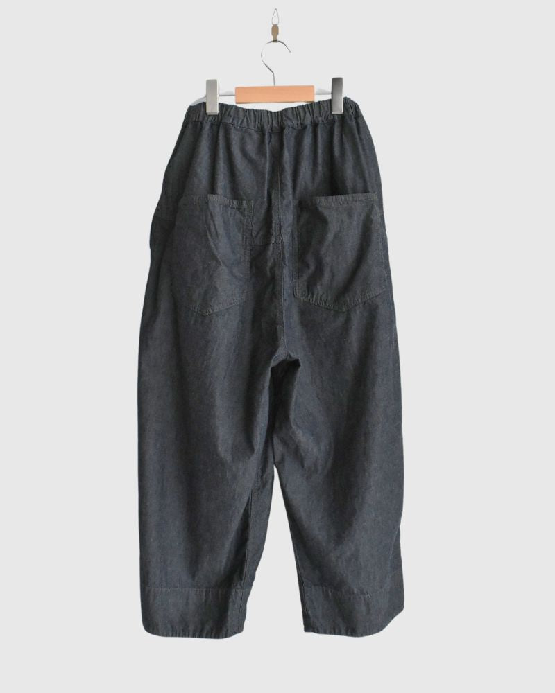 6.3oz Denim Dungaree Full Pants in Indigo