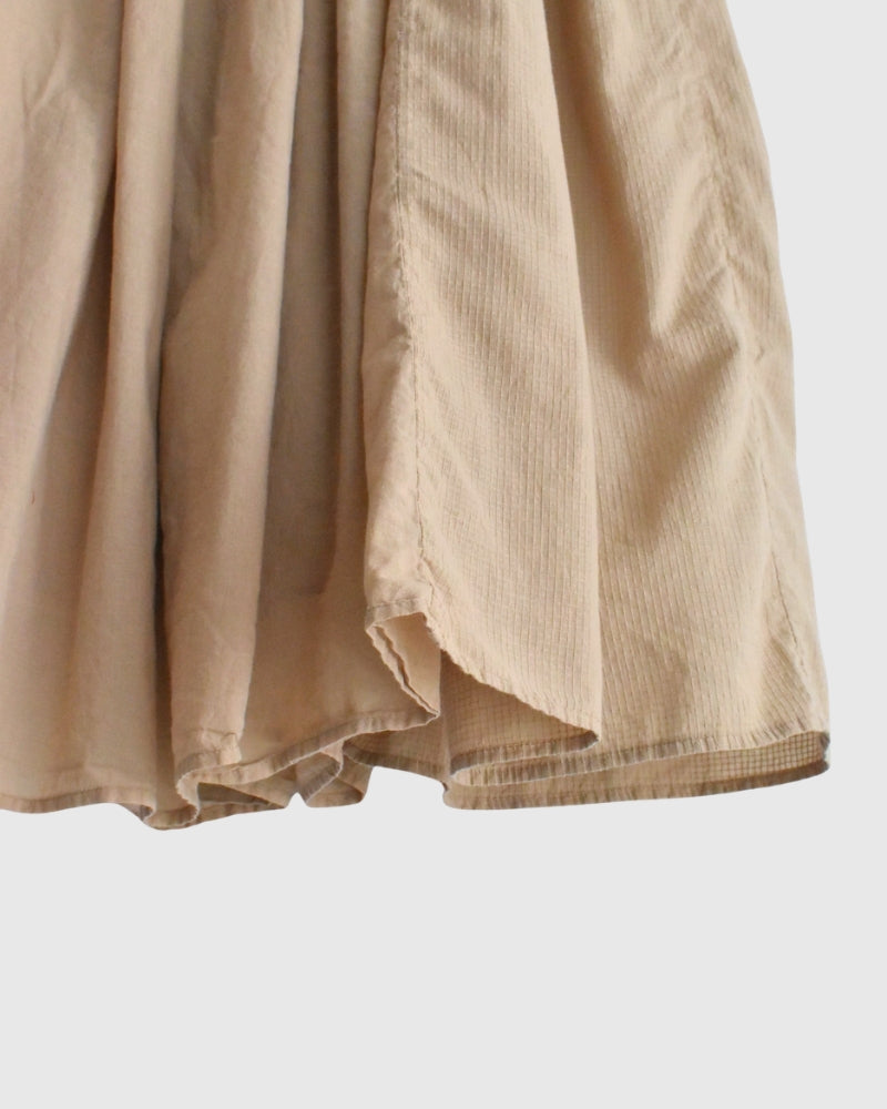 Rajasthan Gathered Skirt in Beige