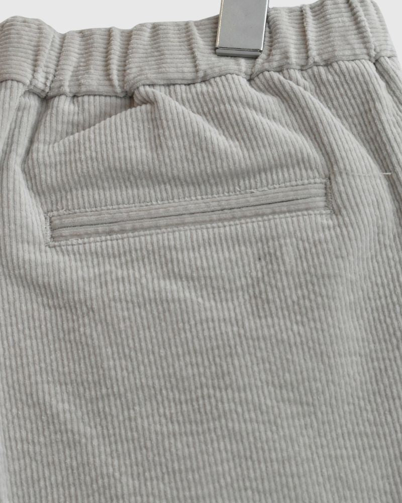 11WALE CORDUROY EASY TAPERED PANTS in Beige