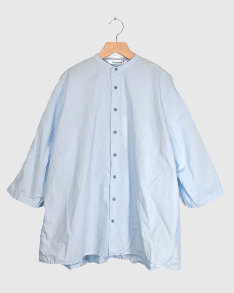 Gathered blouse in Blue