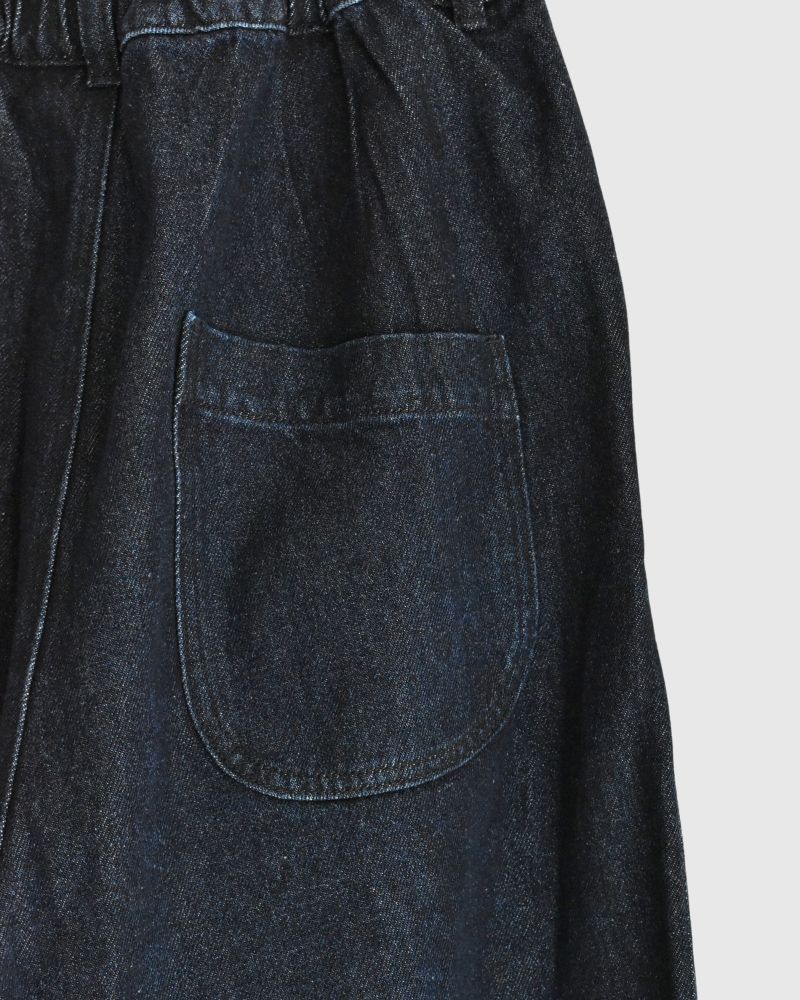 Hem Design Cocoon Silhouette Denim 'SAFY' in OneWash
