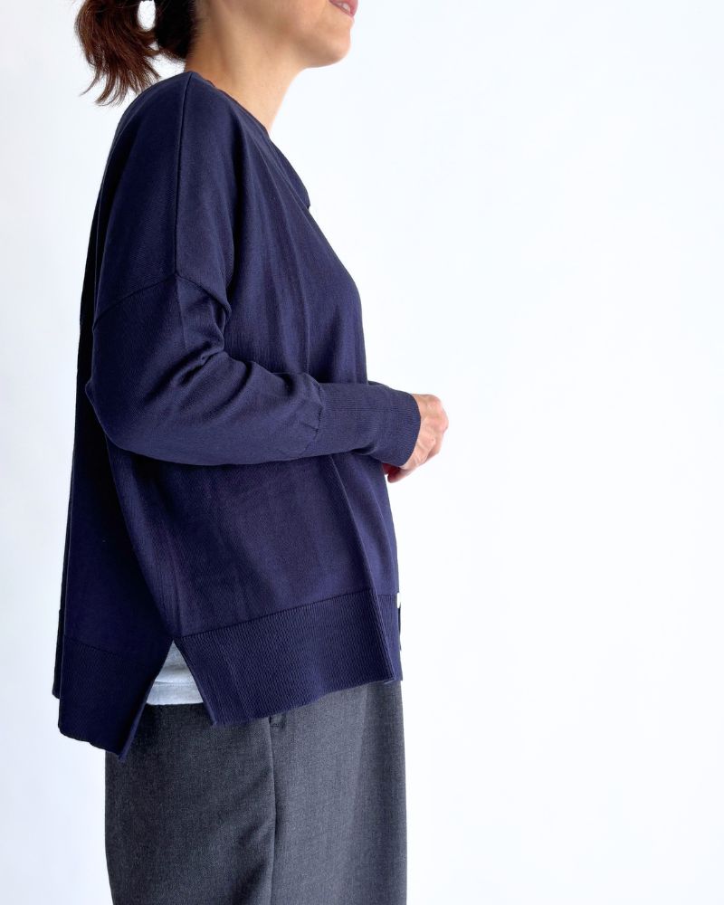 5COLOR 2WAY Cardigan in InkNavy
