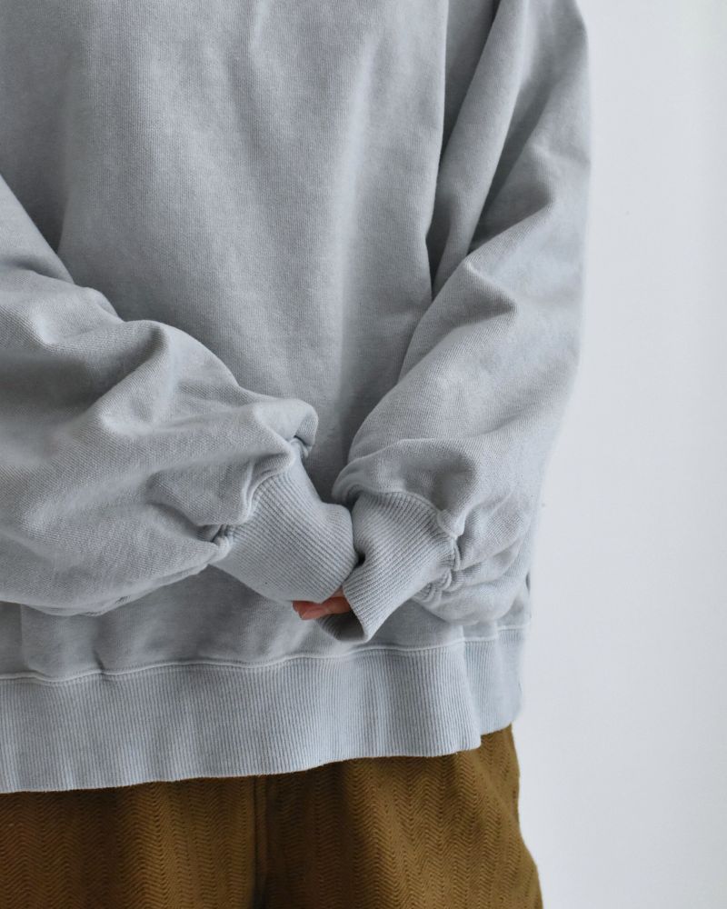 Pigment dye sweatshirt L/S in Blue