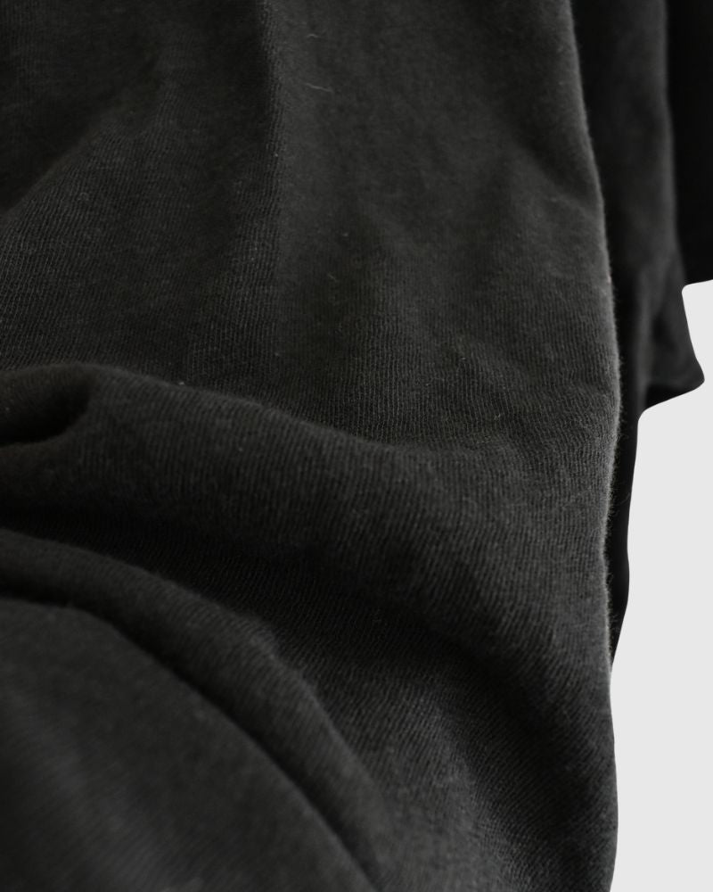 Wide T-shirt in Black