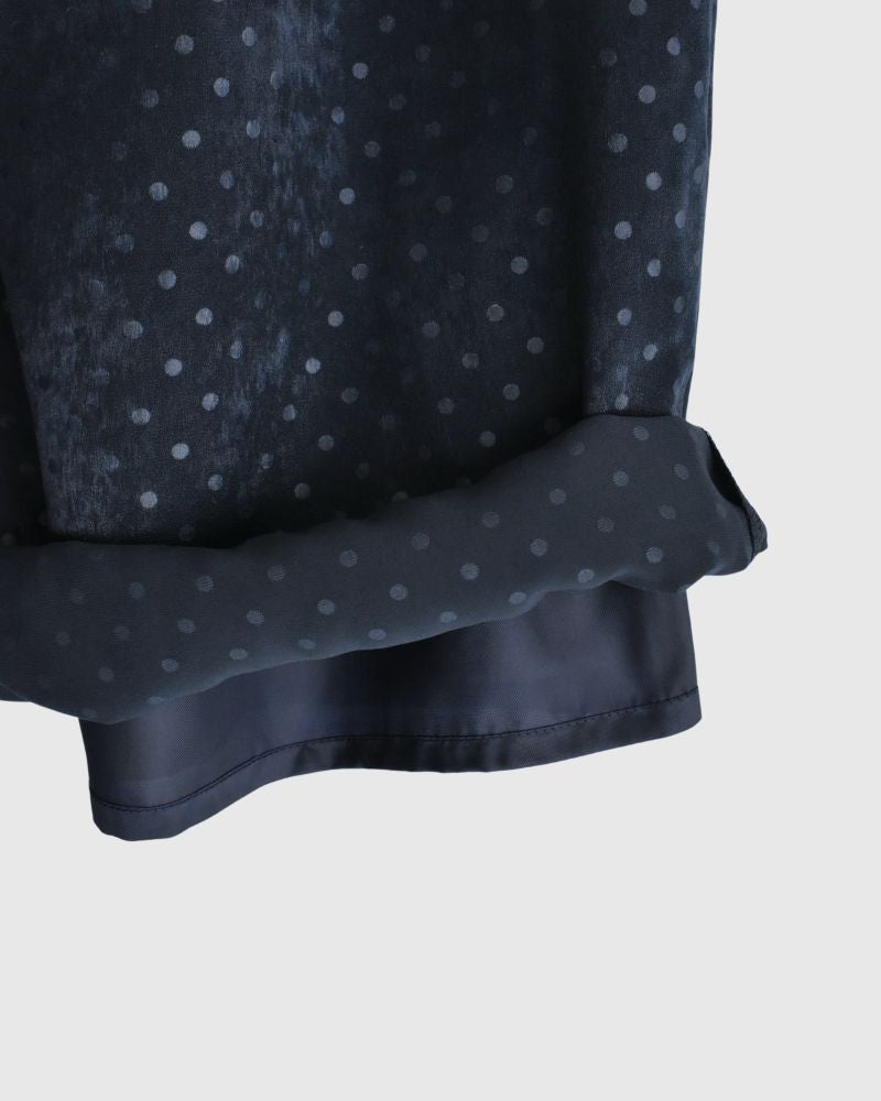 Embossed dot pants 'SONK' in Navy