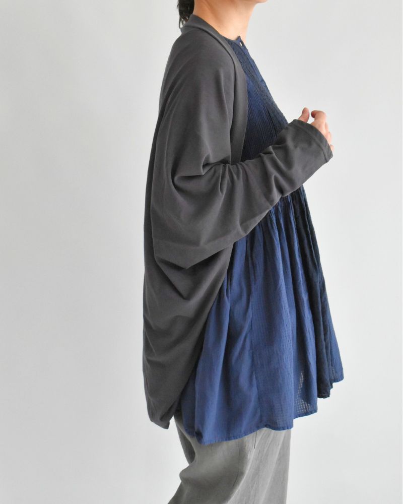 Square bolero 'OLIANA' Charcoal