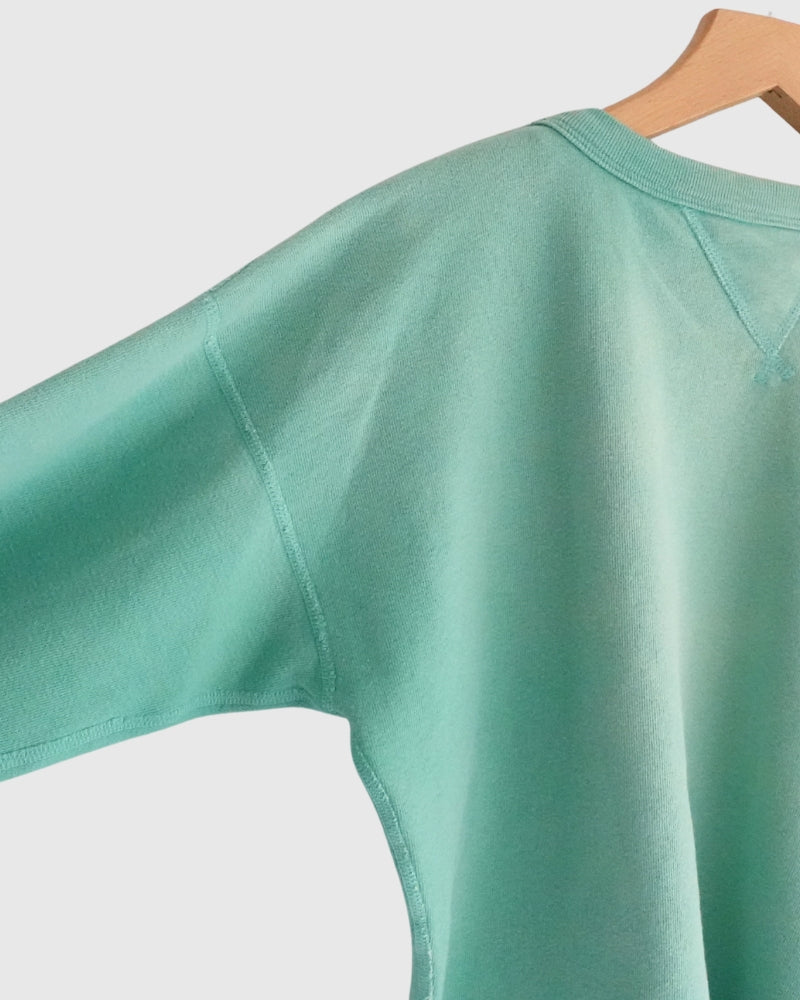 Vintage Sweat Double Gusset Pullover in LightGreen