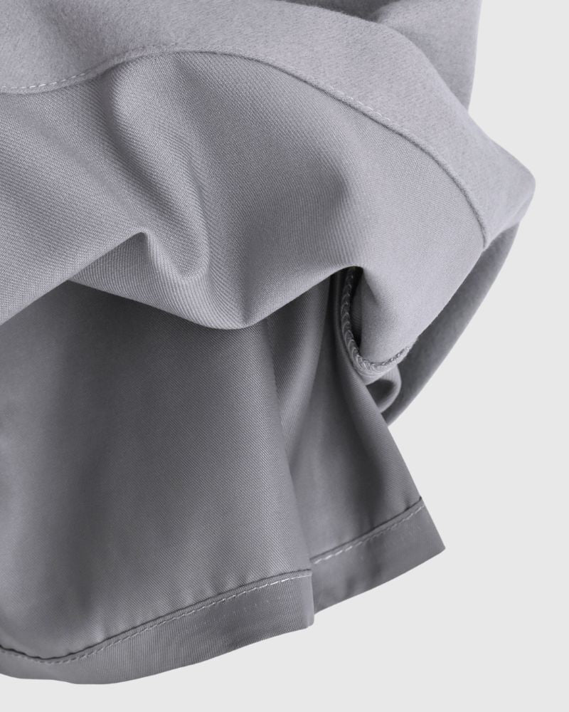 Tuck design pants 'REDI' in LightGray