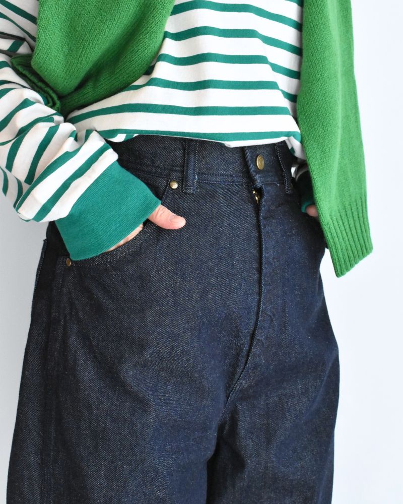 Loose Painter Denim Pants in OneWash