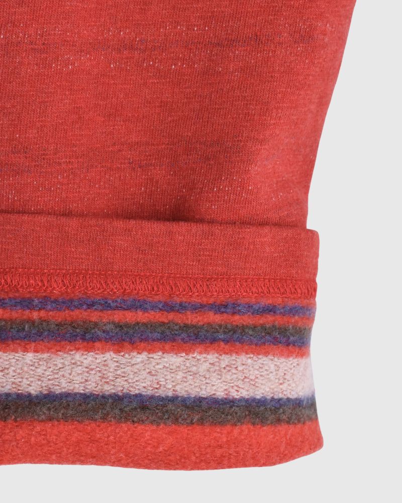 Inlay Striped PENNIE Pants in Red