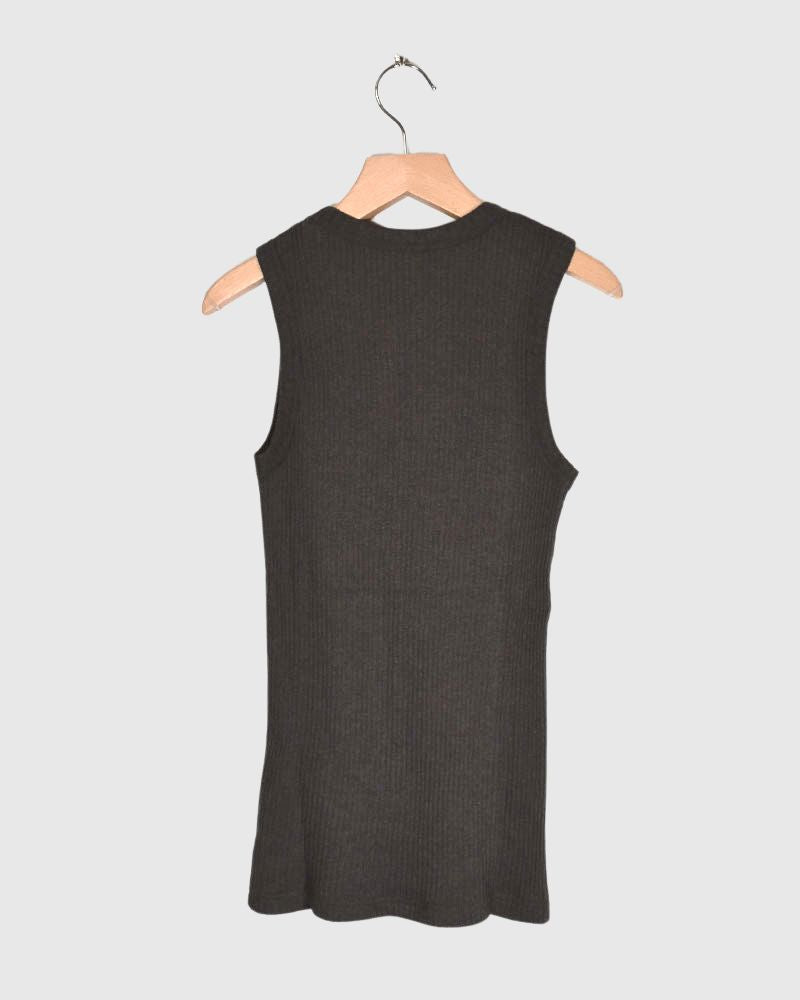 YAK TERECO TANK TOP in Charcoal