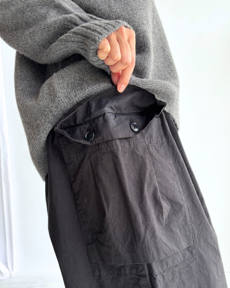Unisex Cargo Pants in Black