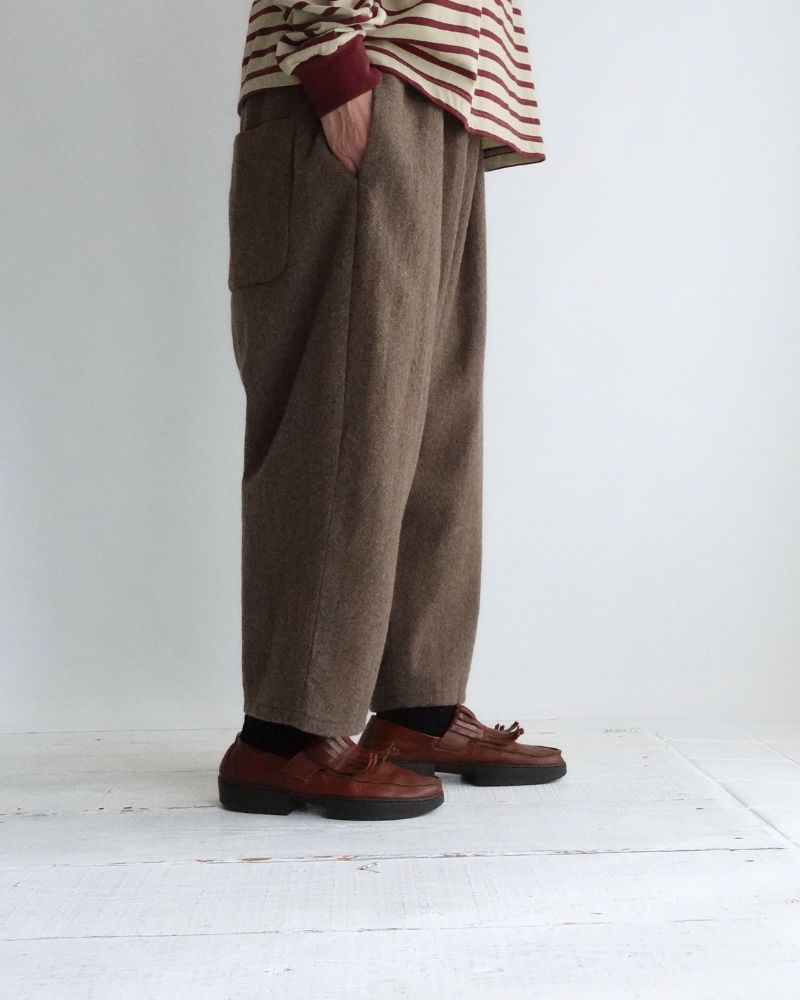 Wool Pants in Brown