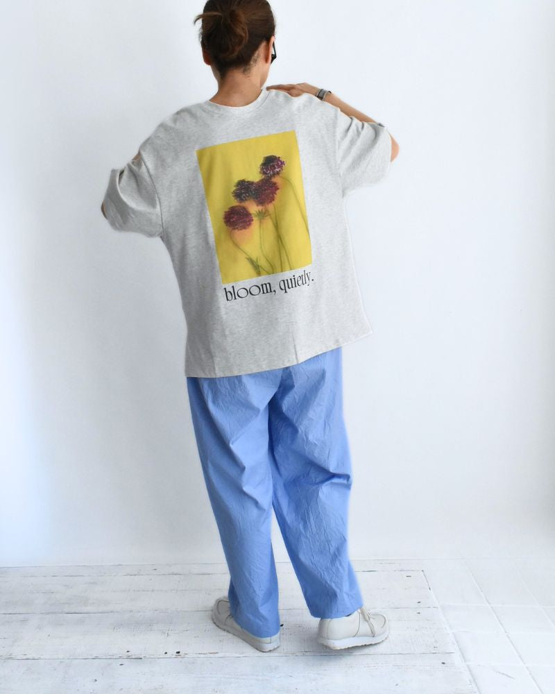 2-Way Graphic Print T-shirt in AshGray