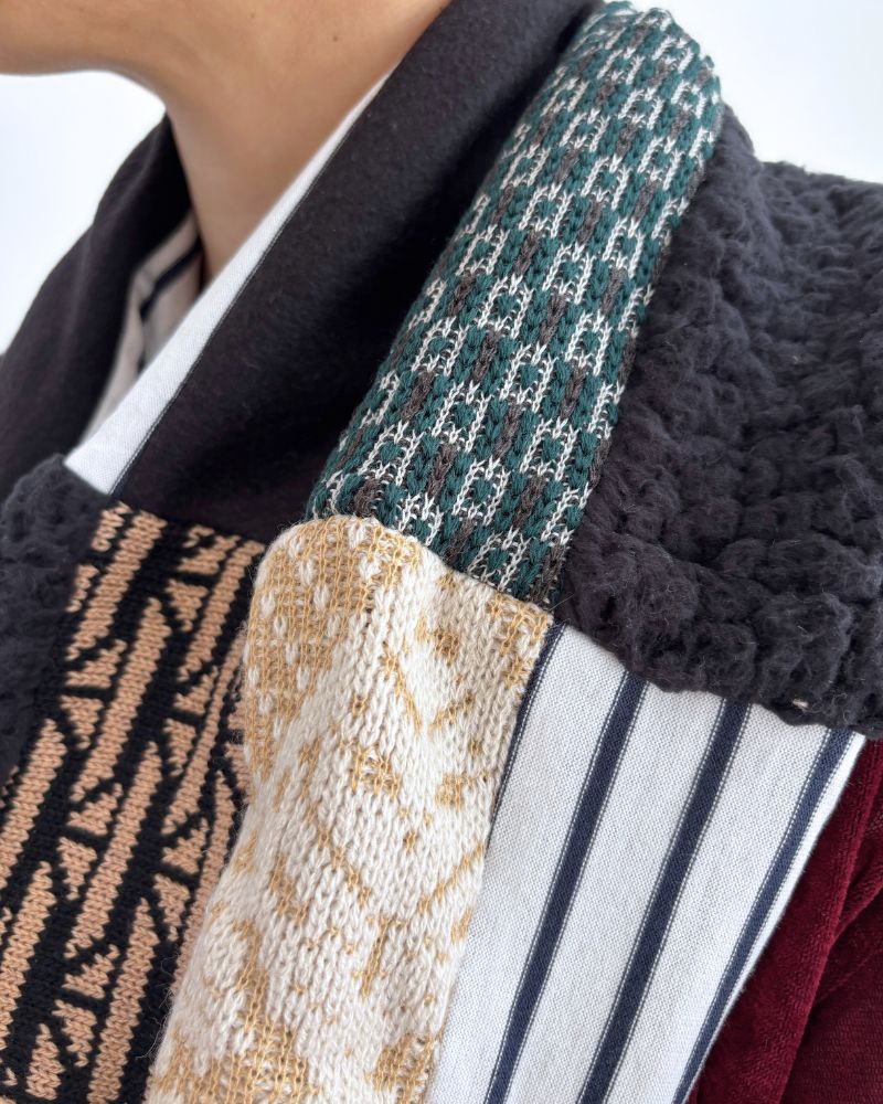 Long Patchwork Snood