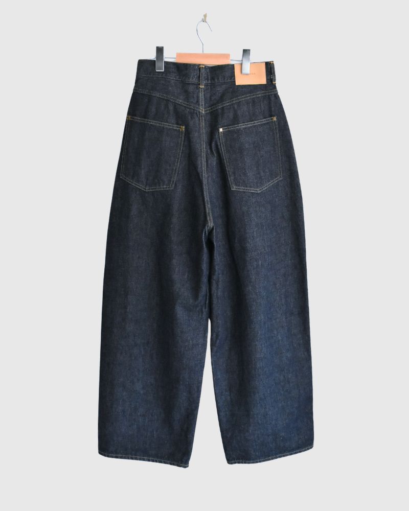 13oz Uneven Yarn Buggy Denim Pants in OneWash