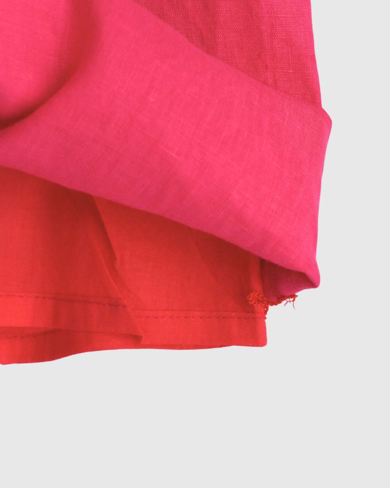 Colored Linen Pants in Pink