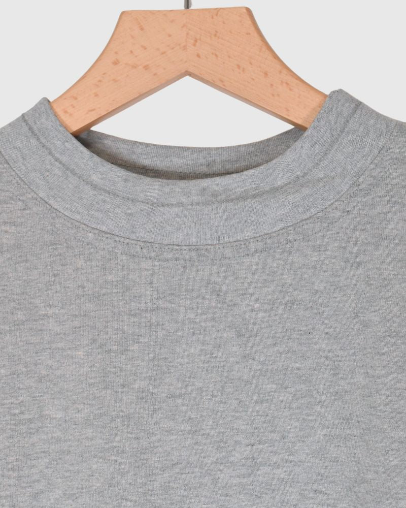 BACK BALLOON TEE 'SEKER' in MokuGray