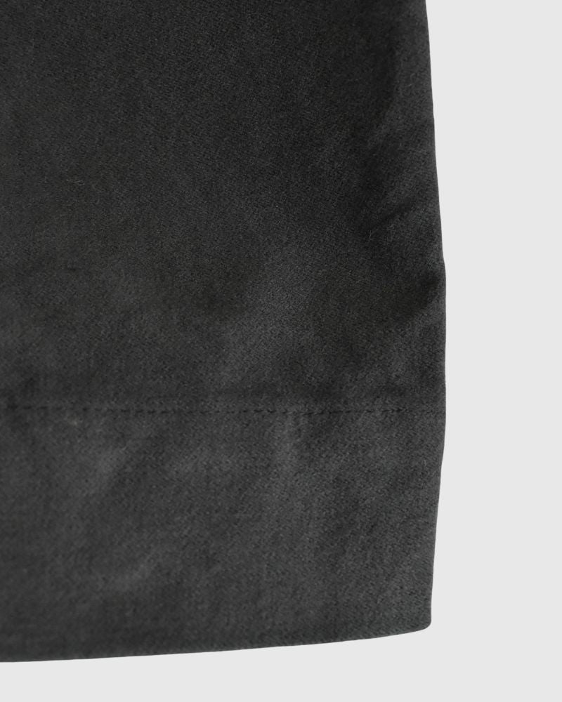 Asymmetrical Baker Pants (Moleskin)  in Dark Gray