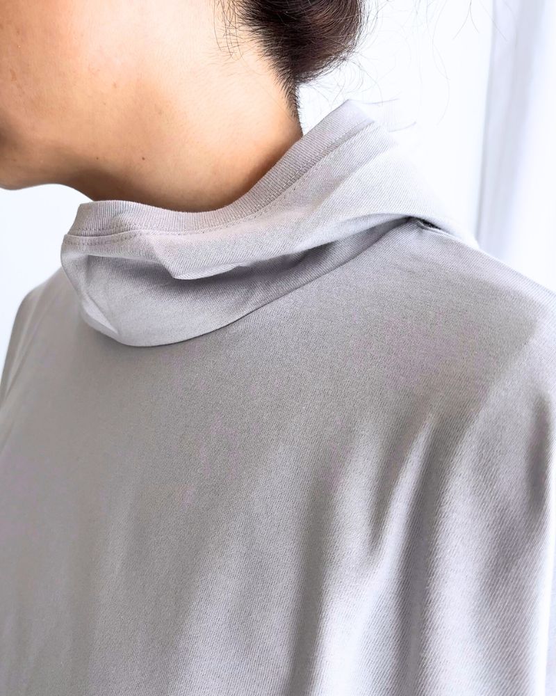 Drawstring Hoodie Pullover in LightGray