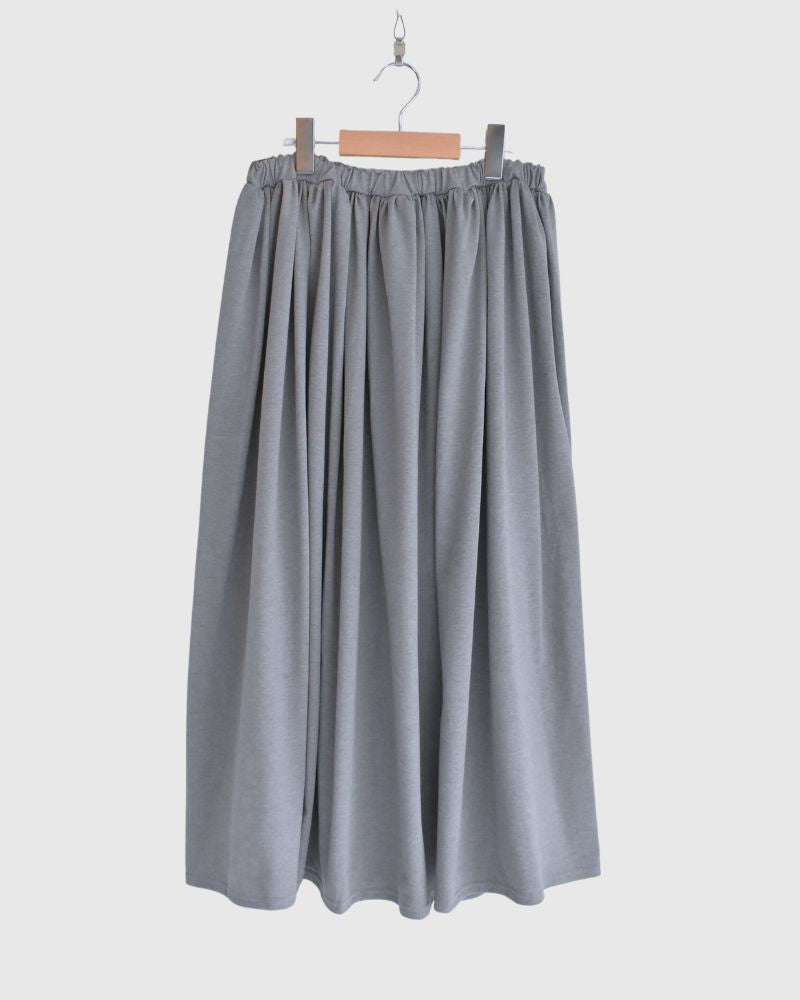 UV Protection Gathered Skirt in Gray