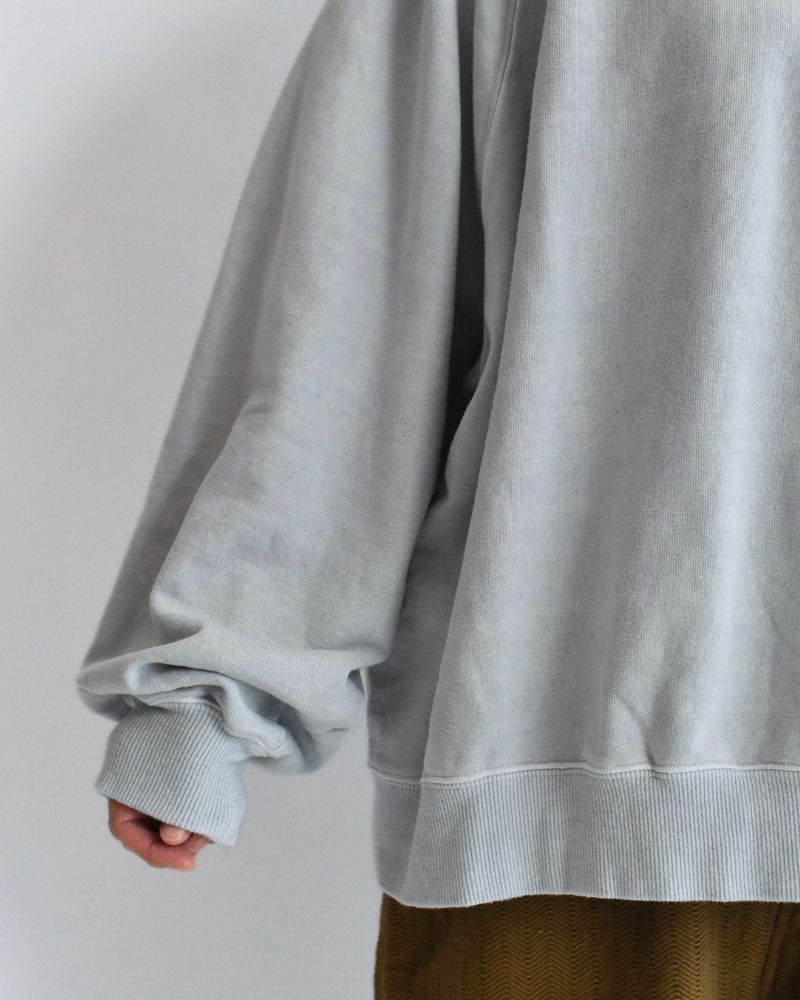 Pigment dye sweatshirt L/S in Blue
