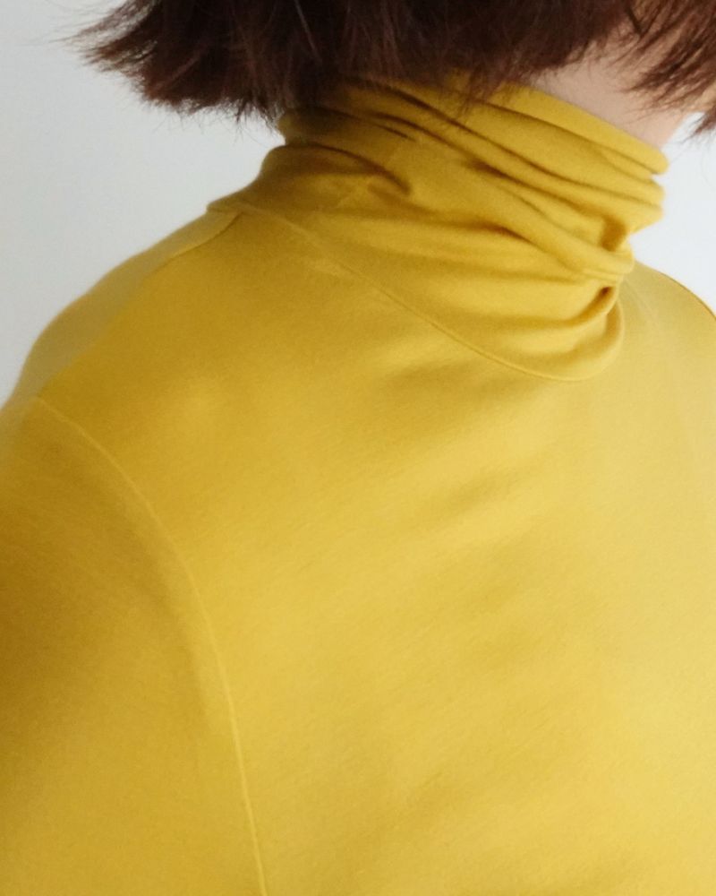 Turtleneck Pullover in Yamabuki