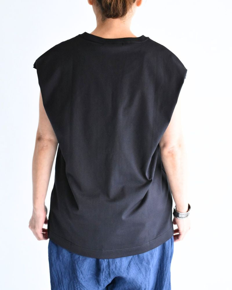 CALM French Sleeve T-shirt in Navy