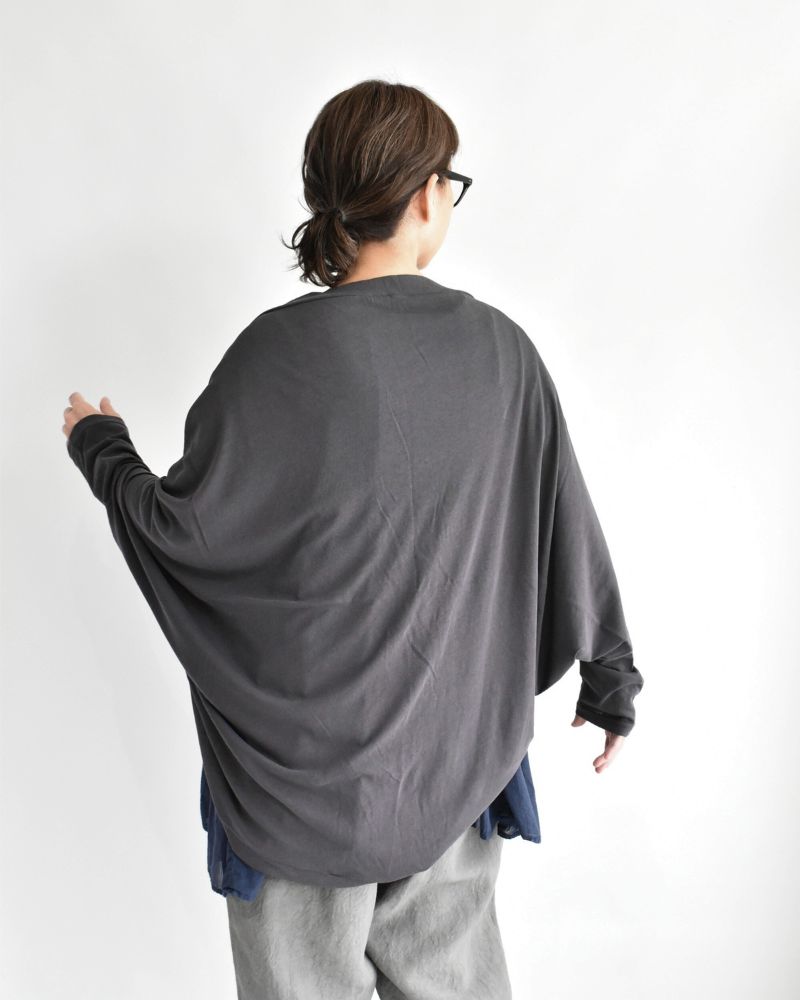 Square bolero 'OLIANA' Charcoal