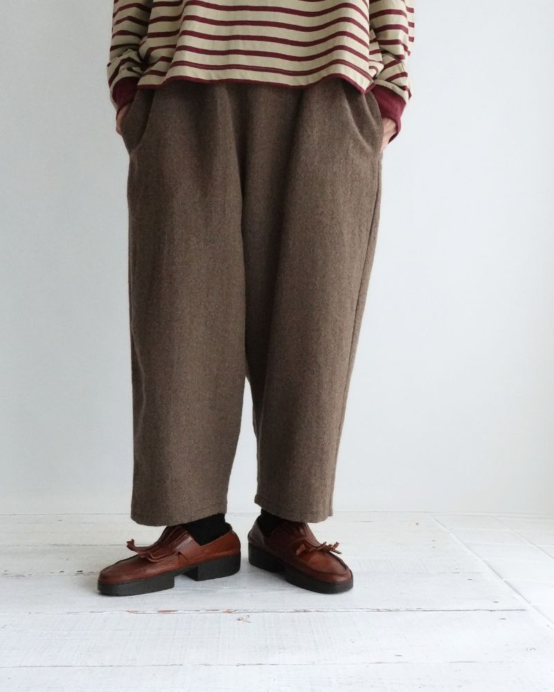 Wool Pants in Brown